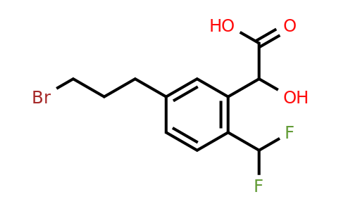 1806608-59-2 | 5-(3-Bromopropyl)-2-(difluoromethyl)mandelic acid