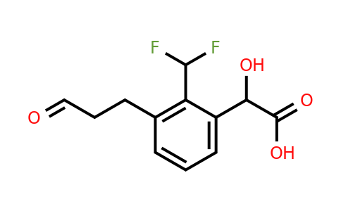 1806608-70-7 | 2-(Difluoromethyl)-3-(3-oxopropyl)mandelic acid