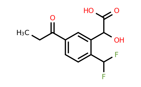 1806608-85-4 | 2-(Difluoromethyl)-5-propionylmandelic acid