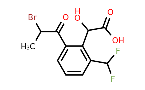 1806608-92-3 | 2-(2-Bromopropanoyl)-6-(difluoromethyl)mandelic acid