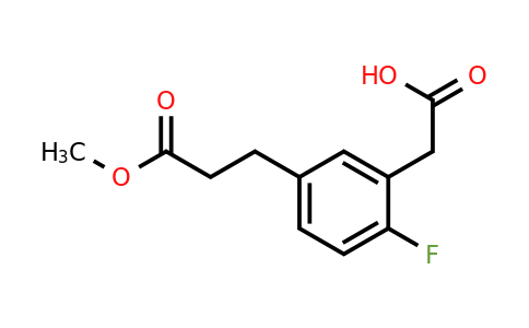 1806609-38-0 | Methyl 3-(3-(carboxymethyl)-4-fluorophenyl)propanoate