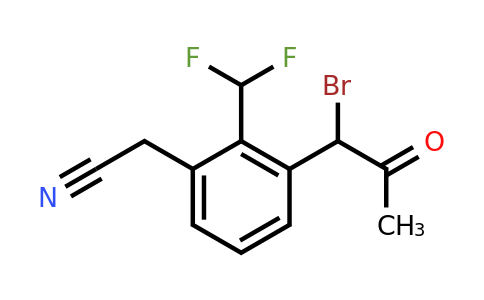 1806609-53-9 | 3-(1-Bromo-2-oxopropyl)-2-(difluoromethyl)phenylacetonitrile