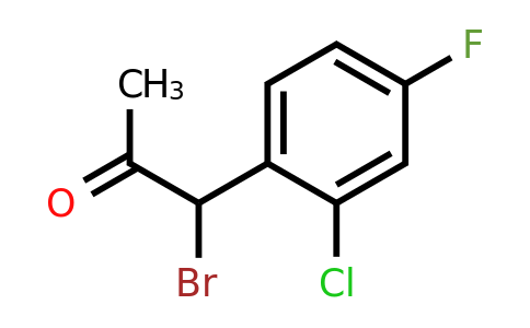 1806609-89-1 | 1-Bromo-1-(2-chloro-4-fluorophenyl)propan-2-one