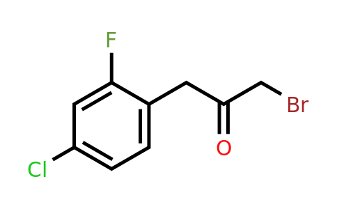 1806609-99-3 | 1-Bromo-3-(4-chloro-2-fluorophenyl)propan-2-one