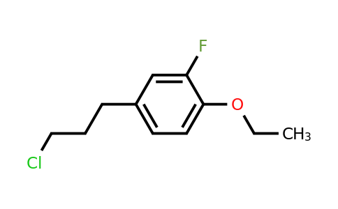 1806610-11-6 | 1-(3-Chloropropyl)-4-ethoxy-3-fluorobenzene