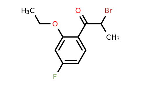 1806610-17-2 | 2-Bromo-1-(2-ethoxy-4-fluorophenyl)propan-1-one
