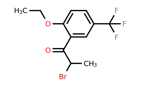 1806611-24-4 | 2-Bromo-1-(2-ethoxy-5-(trifluoromethyl)phenyl)propan-1-one