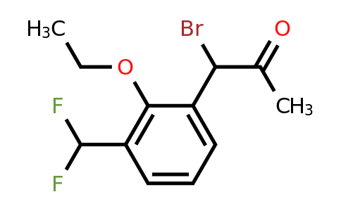 1806611-27-7 | 1-Bromo-1-(3-(difluoromethyl)-2-ethoxyphenyl)propan-2-one
