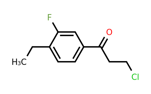 1806611-67-5 | 3-Chloro-1-(4-ethyl-3-fluorophenyl)propan-1-one