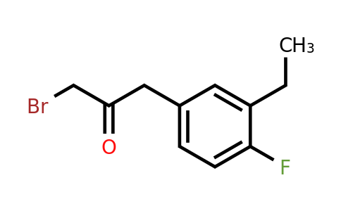 1806611-72-2 | 1-Bromo-3-(3-ethyl-4-fluorophenyl)propan-2-one