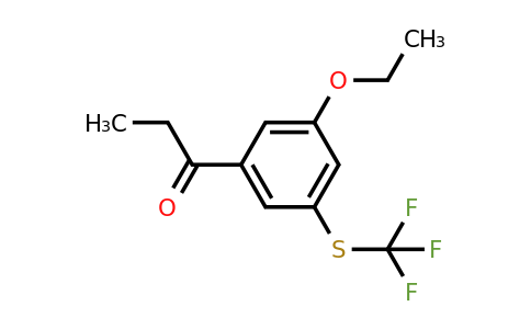 1-(3-Ethoxy-5-(trifluoromethylthio)phenyl)propan-1-one