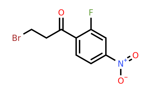 1806612-62-3 | 3-Bromo-1-(2-fluoro-4-nitrophenyl)propan-1-one