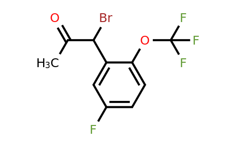 1806612-96-3 | 1-Bromo-1-(5-fluoro-2-(trifluoromethoxy)phenyl)propan-2-one
