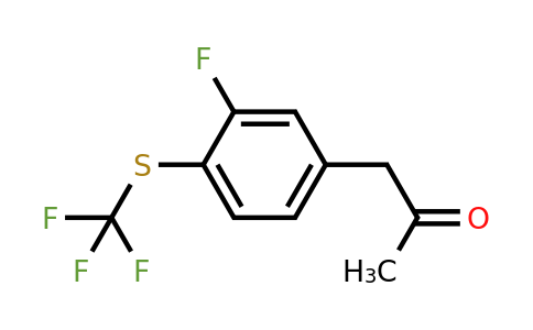 1806613-74-0 | 1-(3-Fluoro-4-(trifluoromethylthio)phenyl)propan-2-one