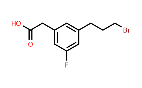 1806614-50-5 | 3-(3-Bromopropyl)-5-fluorophenylacetic acid