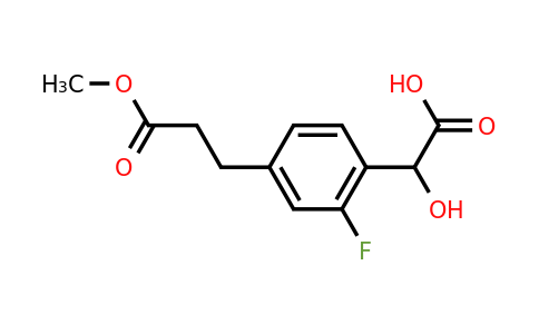 1806614-79-8 | 2-Fluoro-4-(3-methoxy-3-oxopropyl)mandelic acid