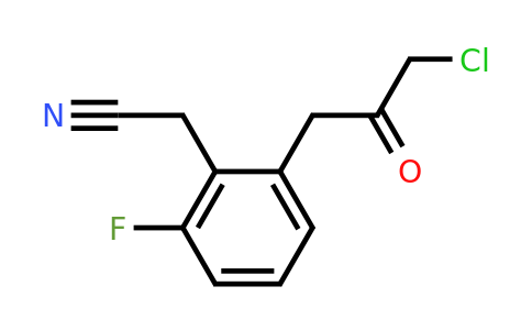 1806614-96-9 | 2-(3-Chloro-2-oxopropyl)-6-fluorophenylacetonitrile