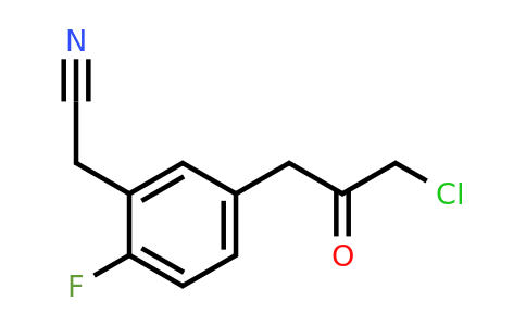 1806615-02-0 | 5-(3-Chloro-2-oxopropyl)-2-fluorophenylacetonitrile