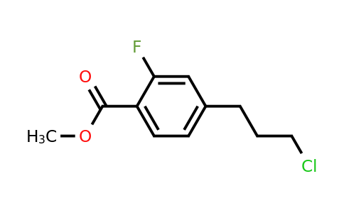 1806615-19-9 | Methyl 4-(3-chloropropyl)-2-fluorobenzoate
