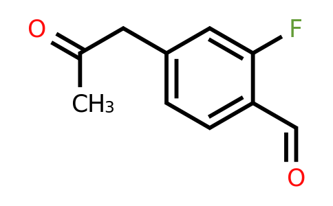 1806615-51-9 | 2-Fluoro-4-(2-oxopropyl)benzaldehyde