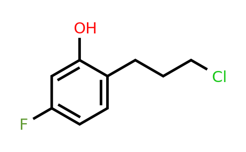 1806615-63-3 | 2-(3-Chloropropyl)-5-fluorophenol