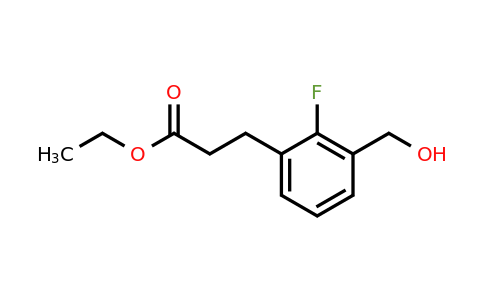 1806615-81-5 | Ethyl 3-(2-fluoro-3-(hydroxymethyl)phenyl)propanoate