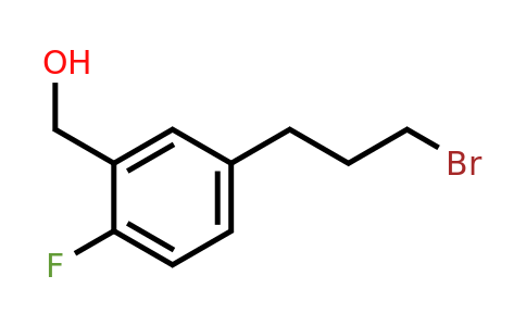 1806615-96-2 | 5-(3-Bromopropyl)-2-fluorobenzylalcohol