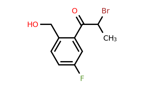 1806616-08-9 | 2-Bromo-1-(5-fluoro-2-(hydroxymethyl)phenyl)propan-1-one