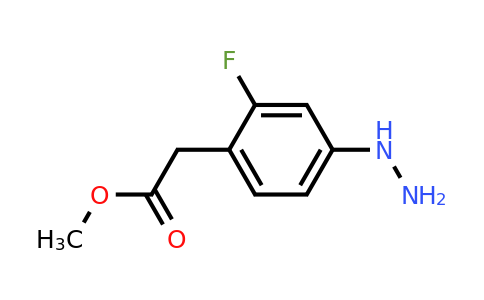 1806616-09-0 | Methyl 2-fluoro-4-hydrazinylphenylacetate