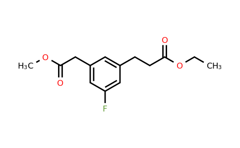 1806616-19-2 | Methyl 3-(3-ethoxy-3-oxopropyl)-5-fluorophenylacetate