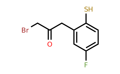 1806616-67-0 | 1-Bromo-3-(5-fluoro-2-mercaptophenyl)propan-2-one