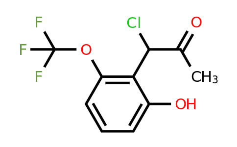 1806616-77-2 | 2-(1-Chloro-2-oxopropyl)-3-(trifluoromethoxy)phenol