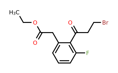 1806616-78-3 | Ethyl 2-(3-bromopropanoyl)-3-fluorophenylacetate