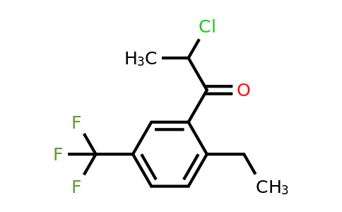 1806617-04-8 | 2-Chloro-1-(2-ethyl-5-(trifluoromethyl)phenyl)propan-1-one