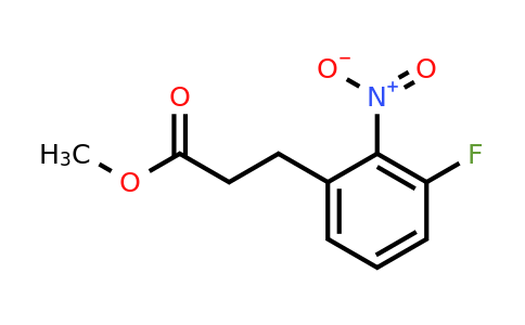1806617-35-5 | Methyl 3-fluoro-2-nitrophenylpropanoate