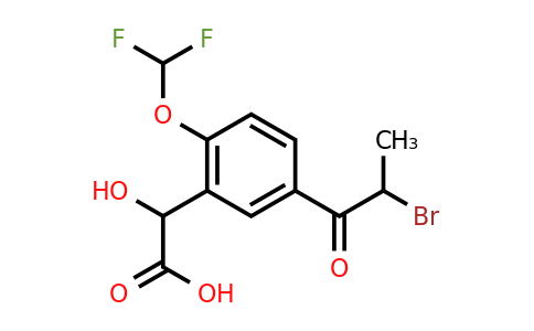 1806617-97-9 | 5-(2-Bromopropanoyl)-2-(difluoromethoxy)mandelic acid