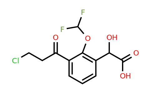 1806618-08-5 | 3-(3-Chloropropanoyl)-2-(difluoromethoxy)mandelic acid