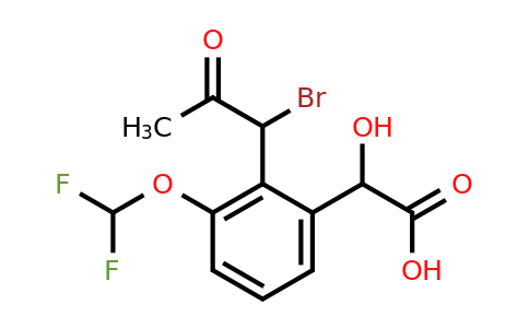1806618-13-2 | 2-(1-Bromo-2-oxopropyl)-3-(difluoromethoxy)mandelic acid