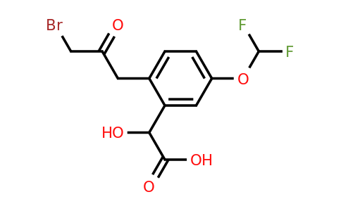 1806618-18-7 | 2-(3-Bromo-2-oxopropyl)-5-(difluoromethoxy)mandelic acid