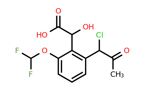 1806618-23-4 | 2-(1-Chloro-2-oxopropyl)-6-(difluoromethoxy)mandelic acid