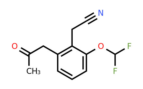 1806618-44-9 | 2-(Difluoromethoxy)-6-(2-oxopropyl)phenylacetonitrile