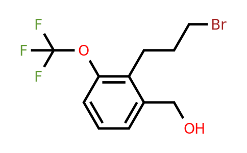 1806620-48-3 | 2-(3-Bromopropyl)-3-(trifluoromethoxy)benzylalcohol