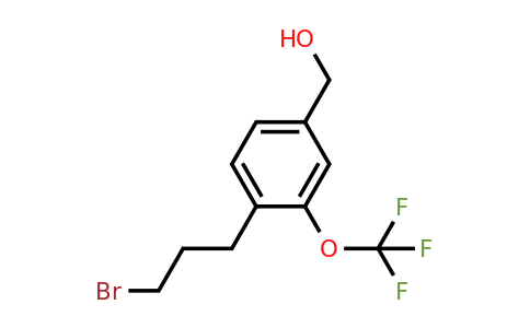 1806620-55-2 | 4-(3-Bromopropyl)-3-(trifluoromethoxy)benzylalcohol