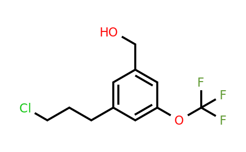 1806620-63-2 | 3-(3-Chloropropyl)-5-(trifluoromethoxy)benzylalcohol