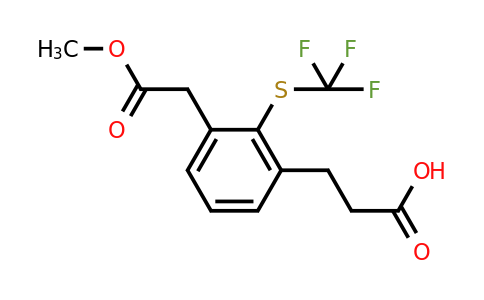 1806622-08-1 | Methyl 3-(2-carboxyethyl)-2-(trifluoromethylthio)phenylacetate