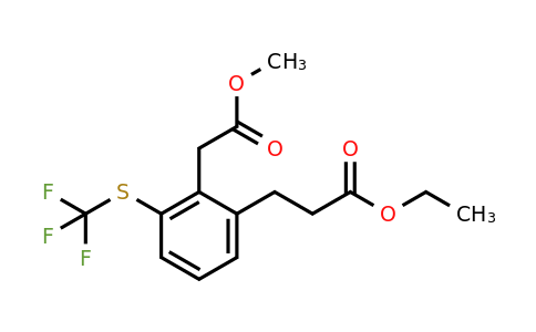 1806622-11-6 | Methyl 2-(3-ethoxy-3-oxopropyl)-6-(trifluoromethylthio)phenylacetate