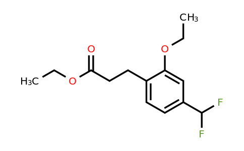1806622-63-8 | Ethyl 4-(difluoromethyl)-2-ethoxyphenylpropanoate