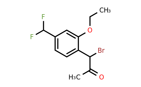 1806623-01-7 | 1-Bromo-1-(4-(difluoromethyl)-2-ethoxyphenyl)propan-2-one