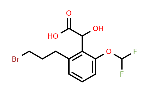 1806623-39-1 | 2-(3-Bromopropyl)-6-(difluoromethoxy)mandelic acid