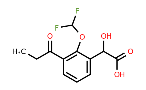 1806623-56-2 | 2-(Difluoromethoxy)-3-propionylmandelic acid